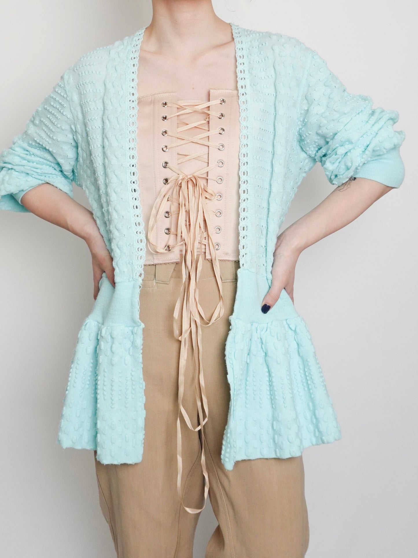 Peplum Cardigan
