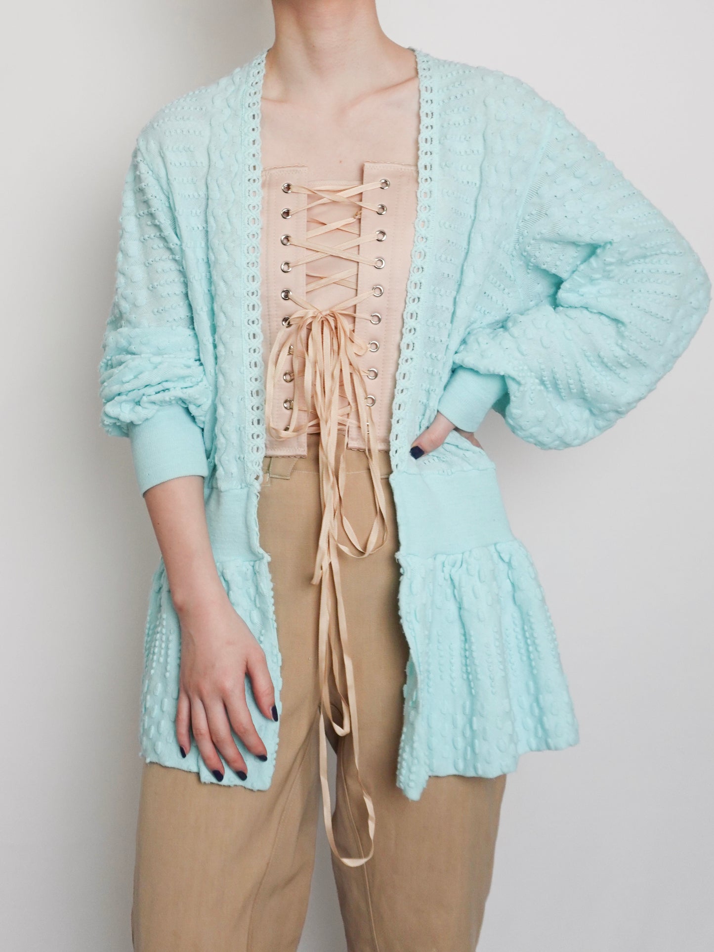 Peplum Cardigan