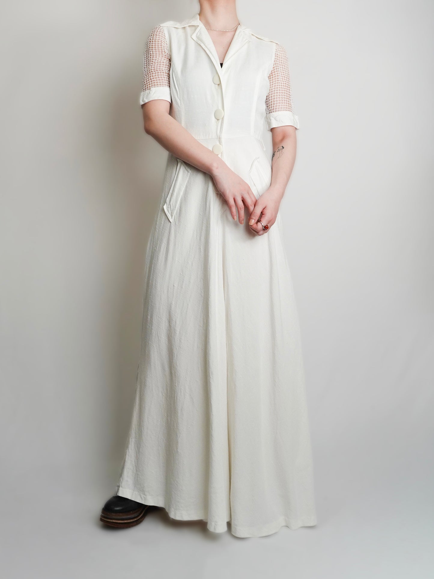 Mesh Long Dress