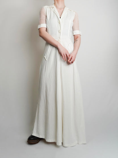 Mesh Long Dress
