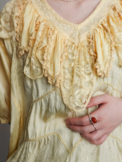 Satin Frill Lace Tops