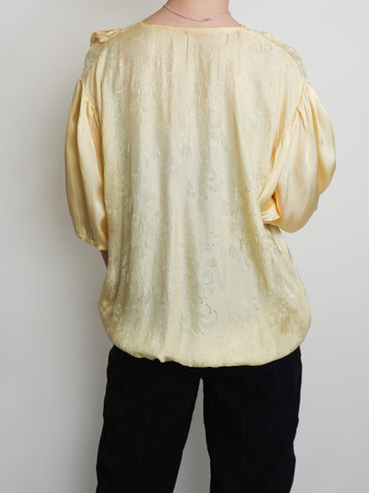 Satin Frill Lace Tops