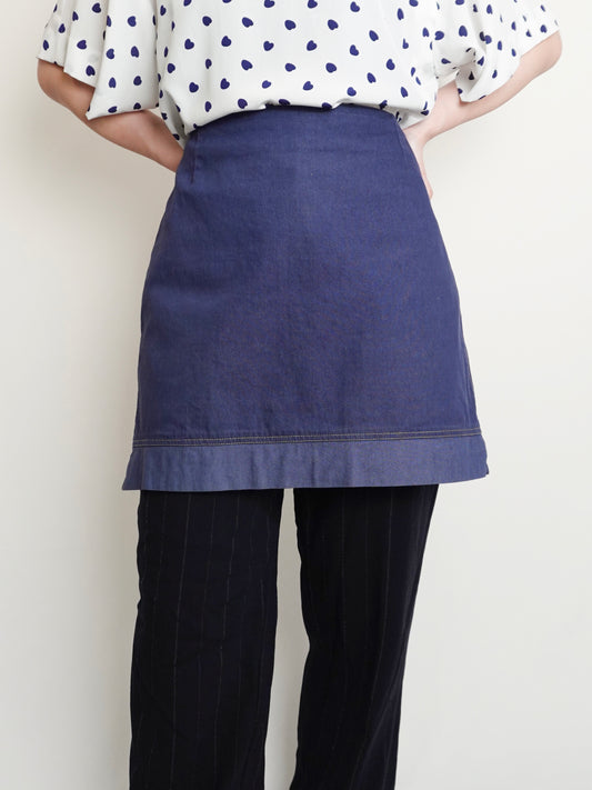 Navy Mini Skirt