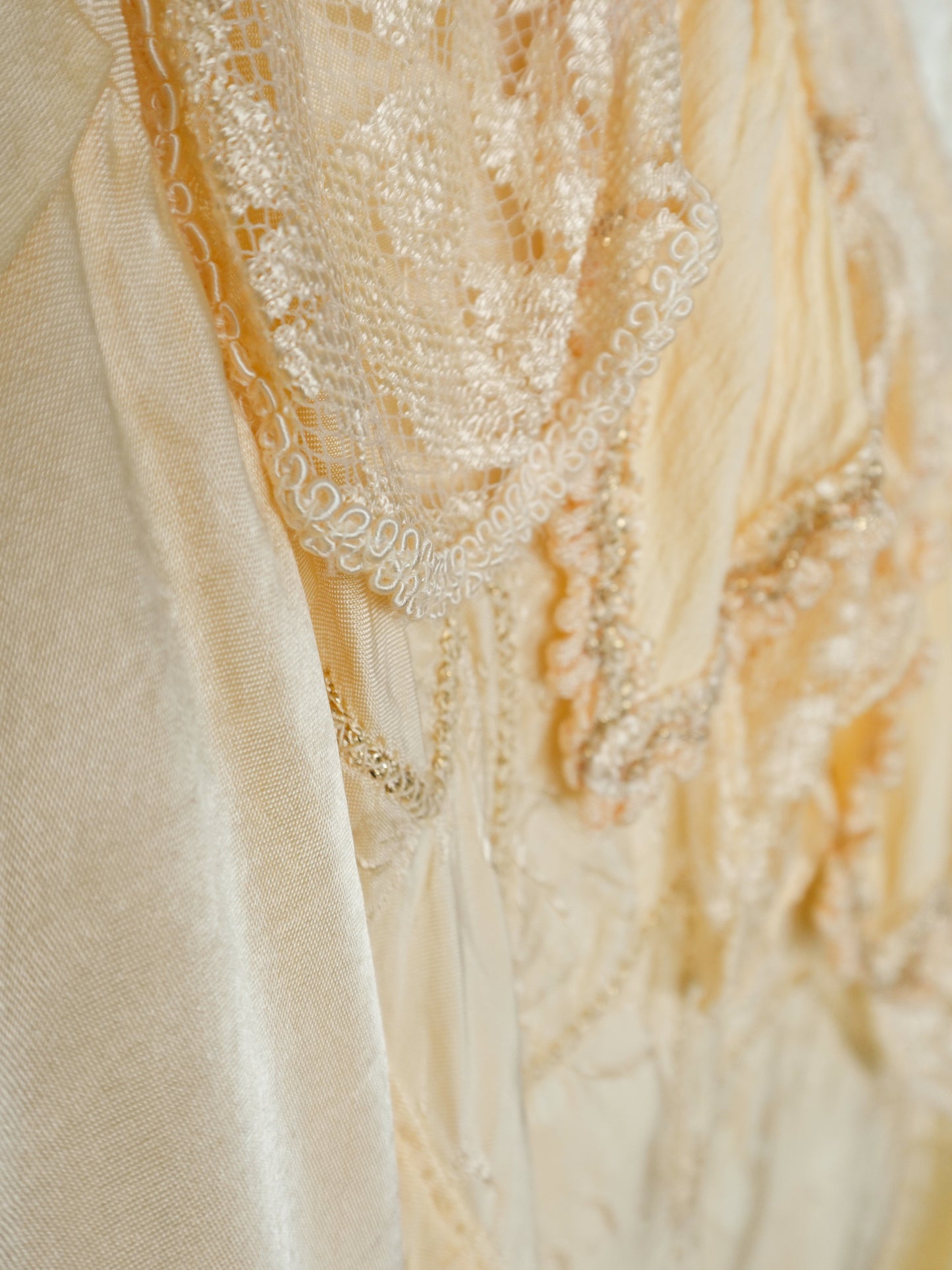 Satin Frill Lace Tops