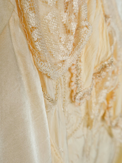 Satin Frill Lace Tops
