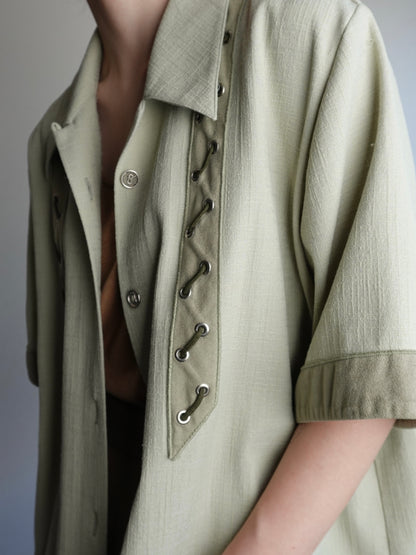 Lace up Design Shirt