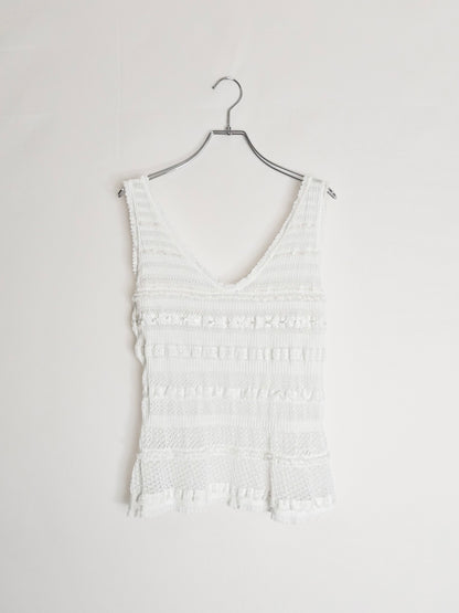 Lace Knit Vest