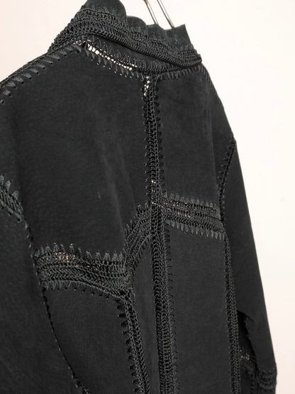 Suede Patchwork Shirt
