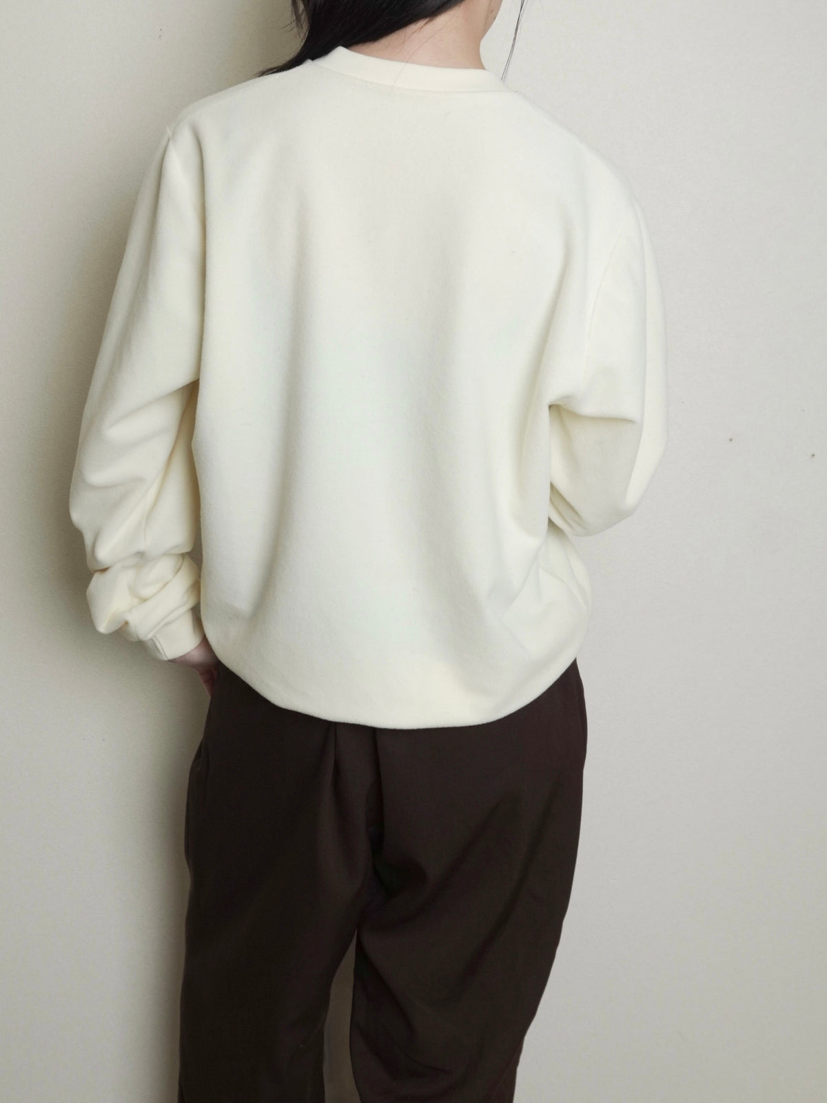 Fleece Vneck Tops