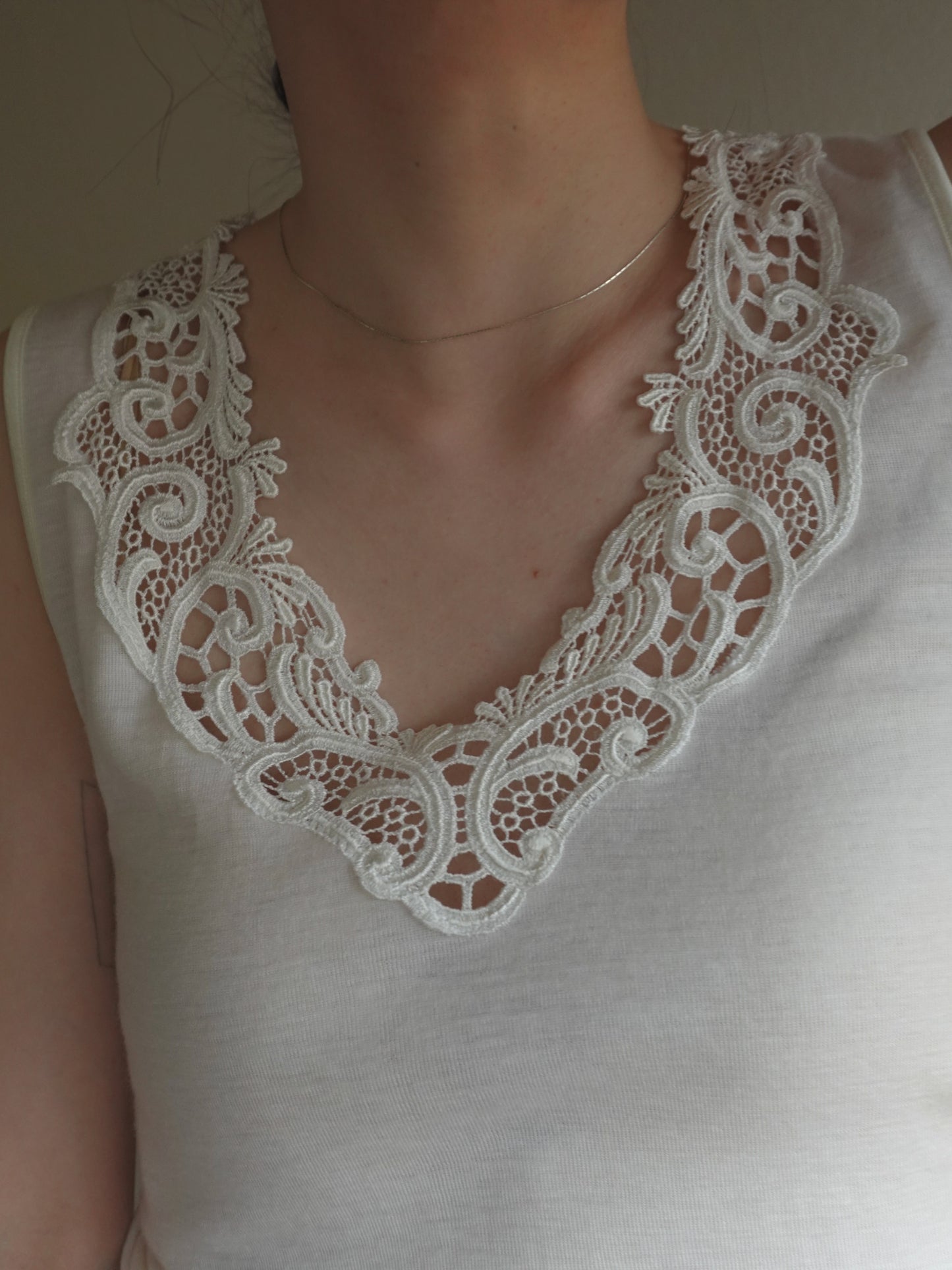 Euro Lace Underwear Tank