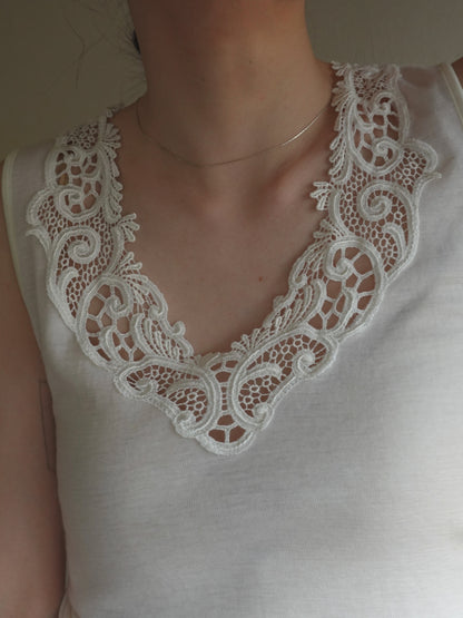 Euro Lace Underwear Tank