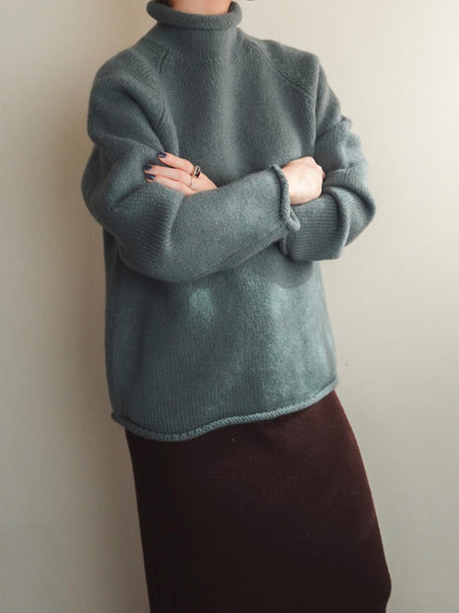 90s~ "J.CREW" Roll neck Knit