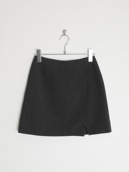Slit Mini Skirt