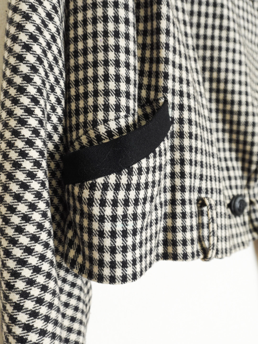 80s Gingham Check Jacket
