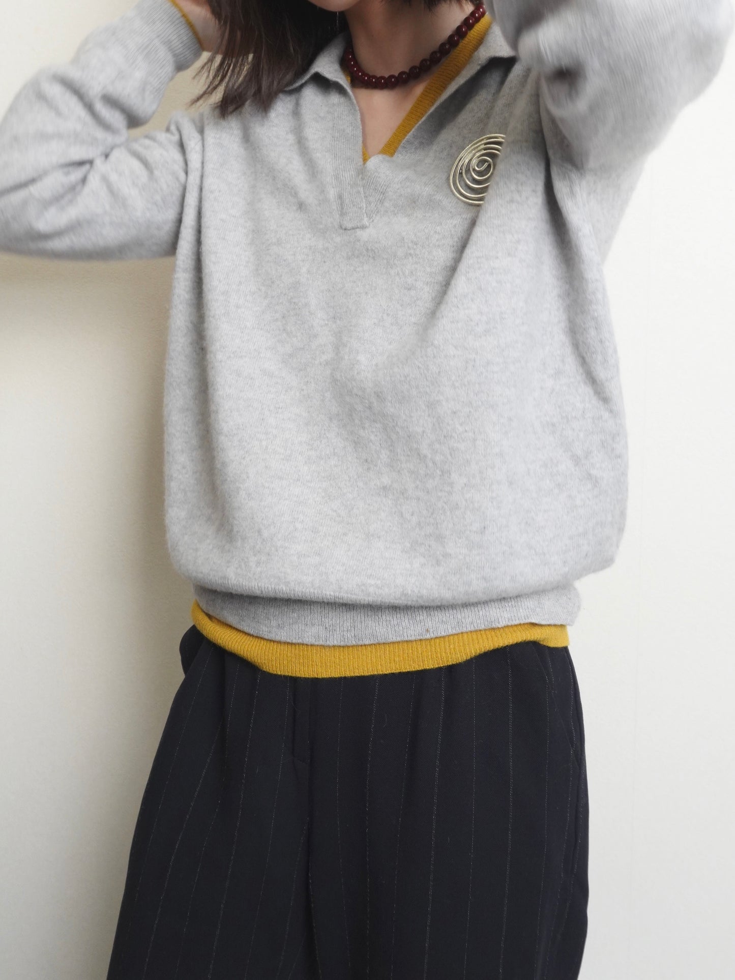 Pure Cashmere Knit - Gray