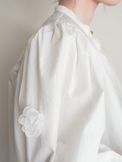 Flower Sleeve Shirt