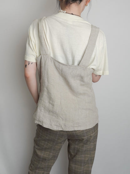 Linen Square neck Camisole