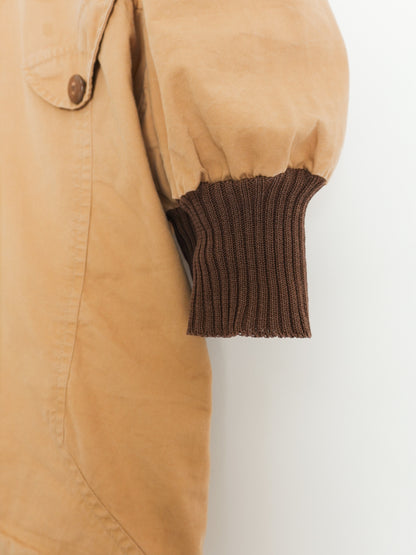 Puff Sleeve V-Neck Tops