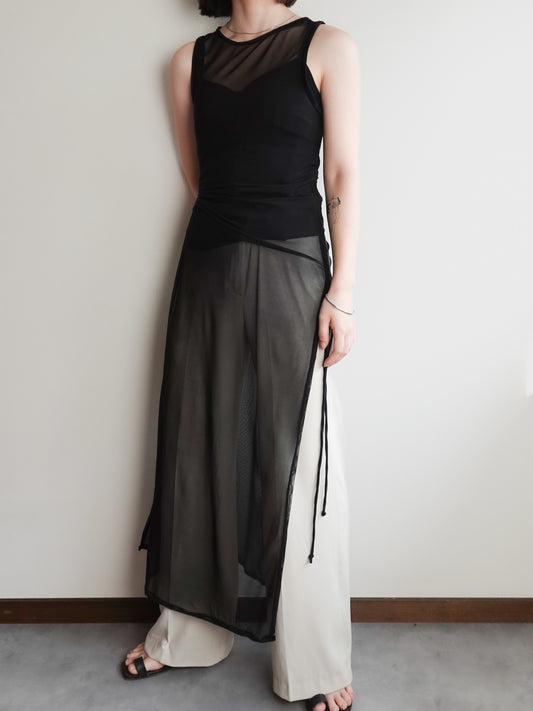 Sheer Slit Onepiece