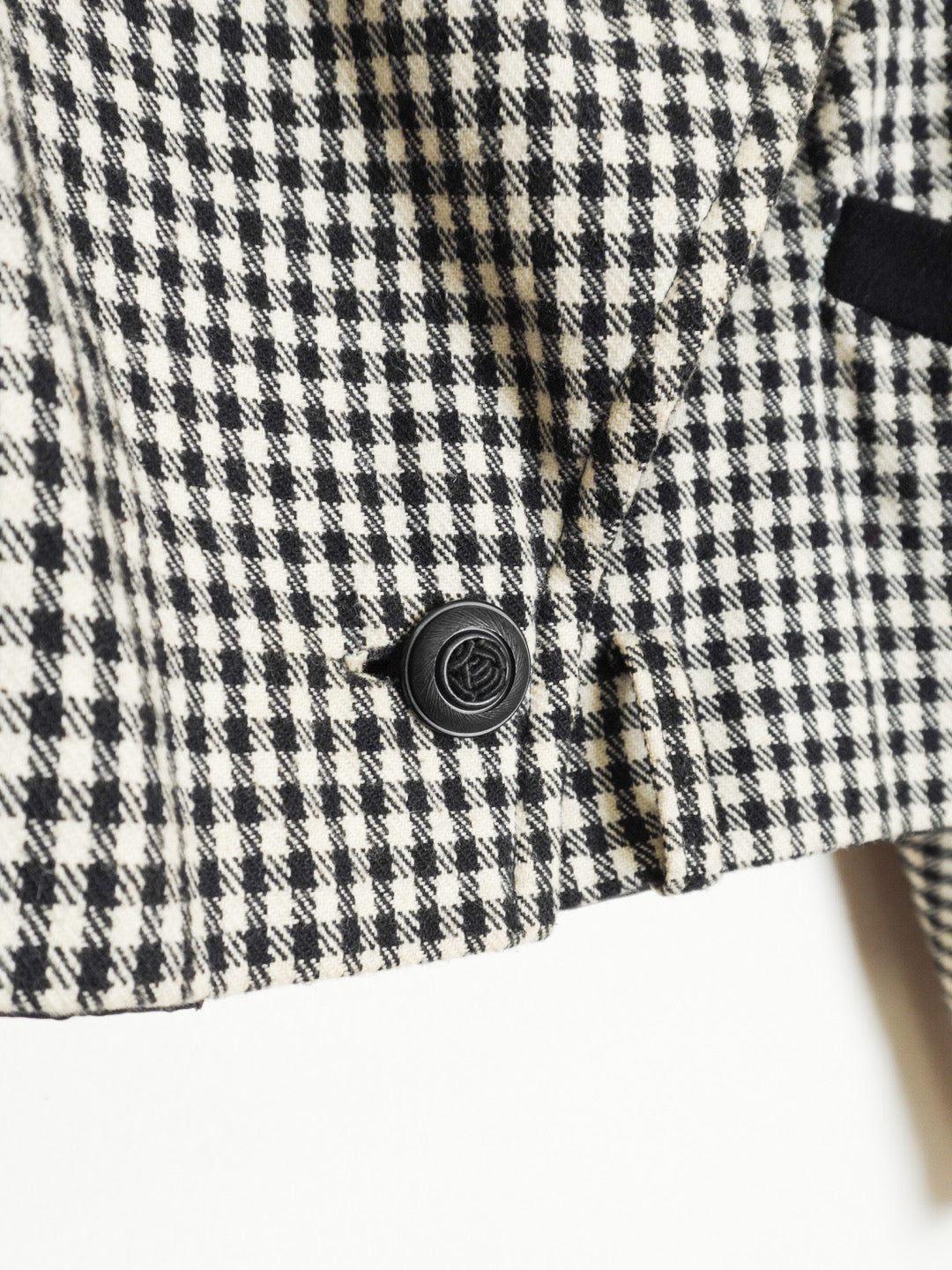 80s Gingham Check Jacket