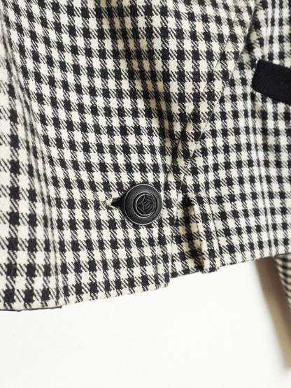 80s Gingham Check Jacket