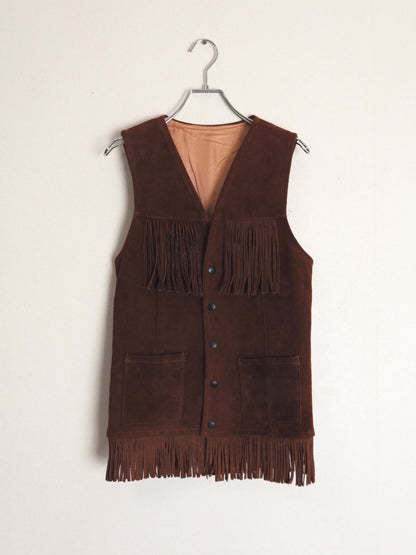 Suède Fringe Vest