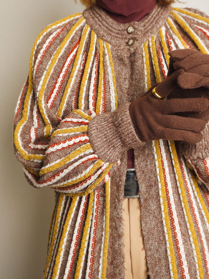 Stripe Knit Cardigan