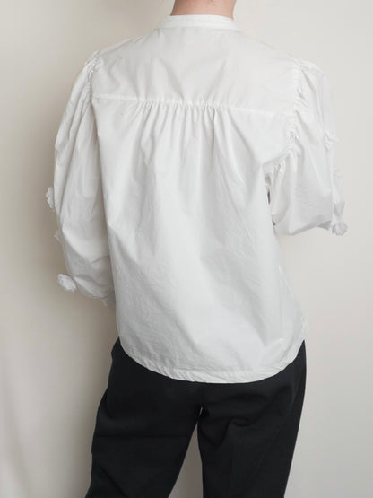 Flower Sleeve Shirt