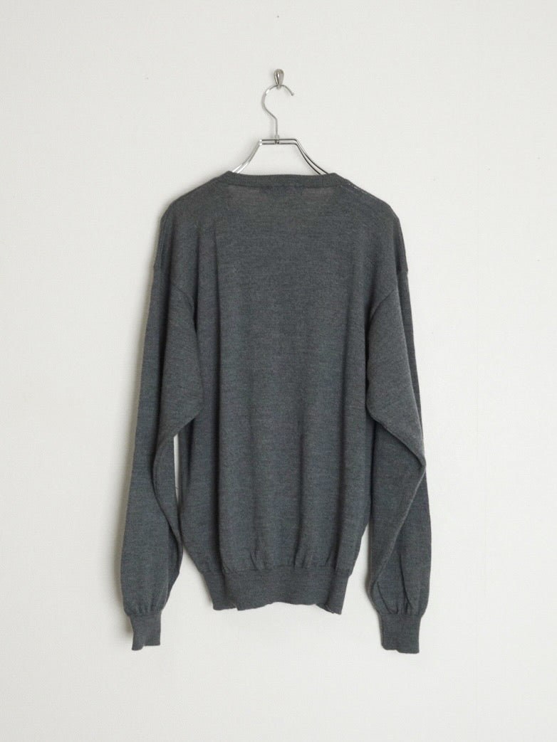 Merino Wool Vneck Knit