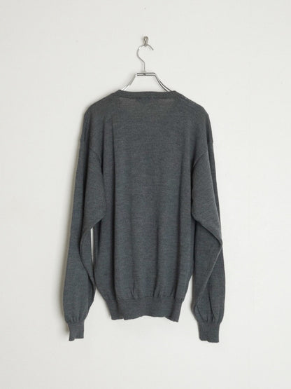 Merino Wool Vneck Knit