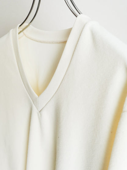 Fleece Vneck Tops