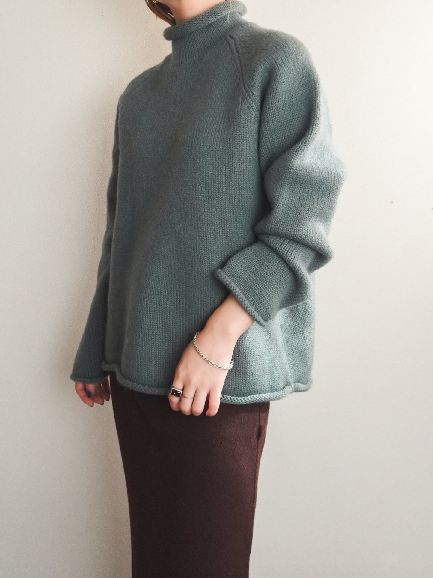 90s~ "J.CREW" Roll neck Knit