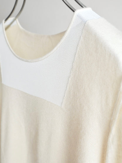 Sheer Panel Knit