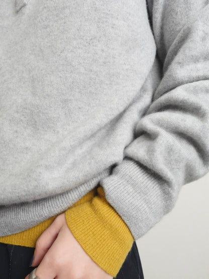 Pure Cashmere Knit - Gray