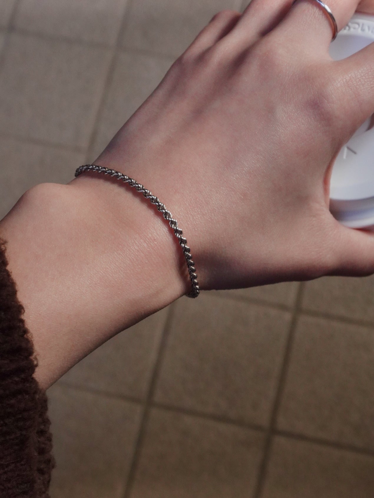 Slim Rope Chain Bracelet