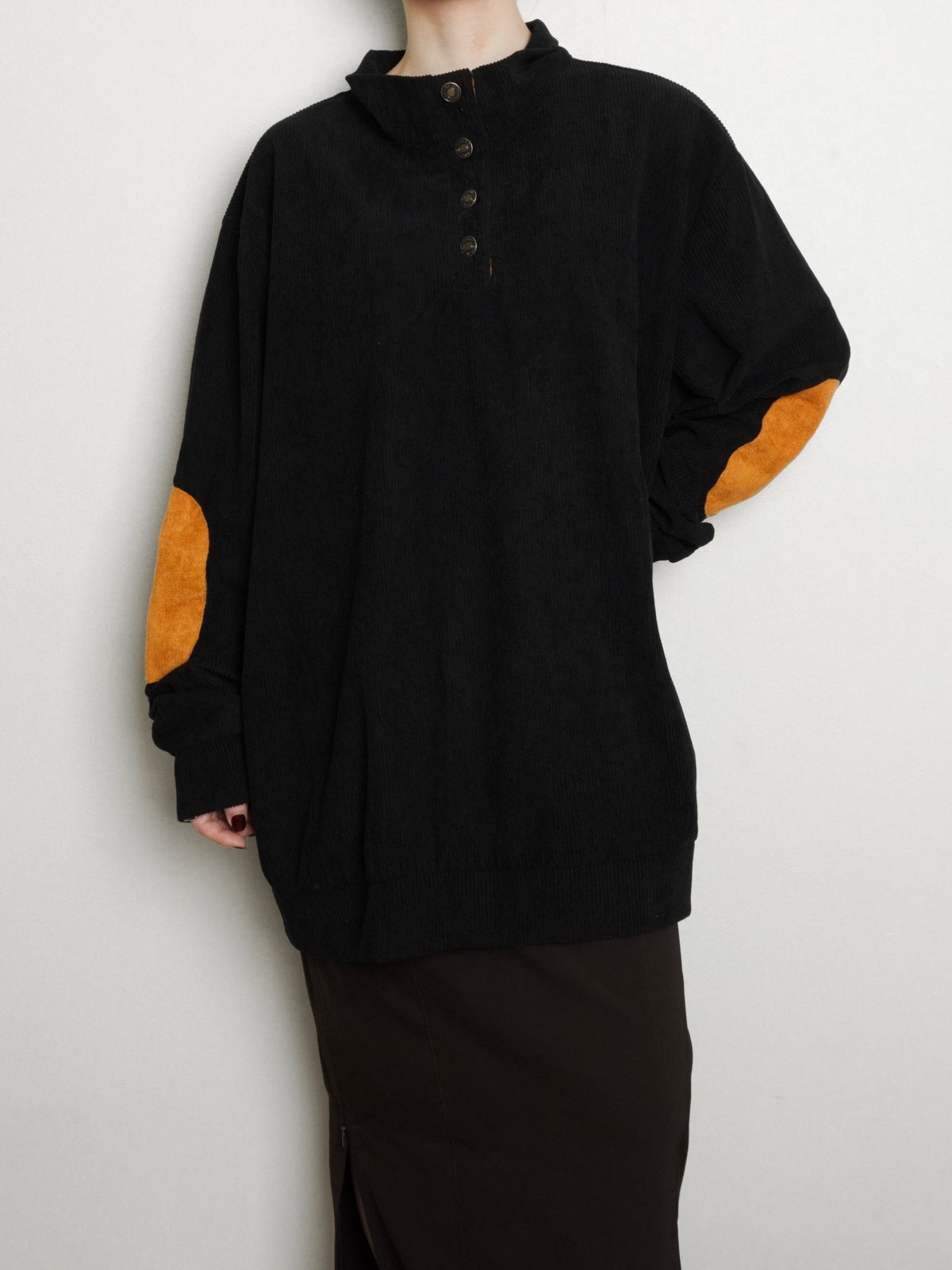 Elbow Patch Corduroy Tops