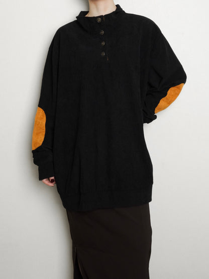 Elbow Patch Corduroy Tops