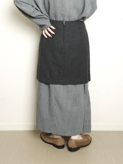Wool Mini Skirt