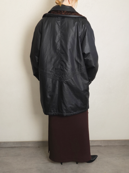 Nylon Layered Coat