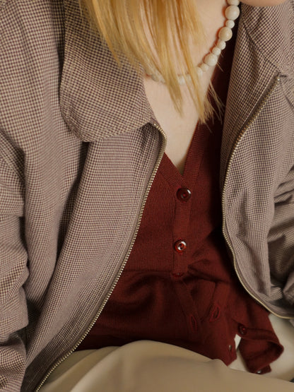 ”Paul Smith Jeans” Gingham Check Blouson