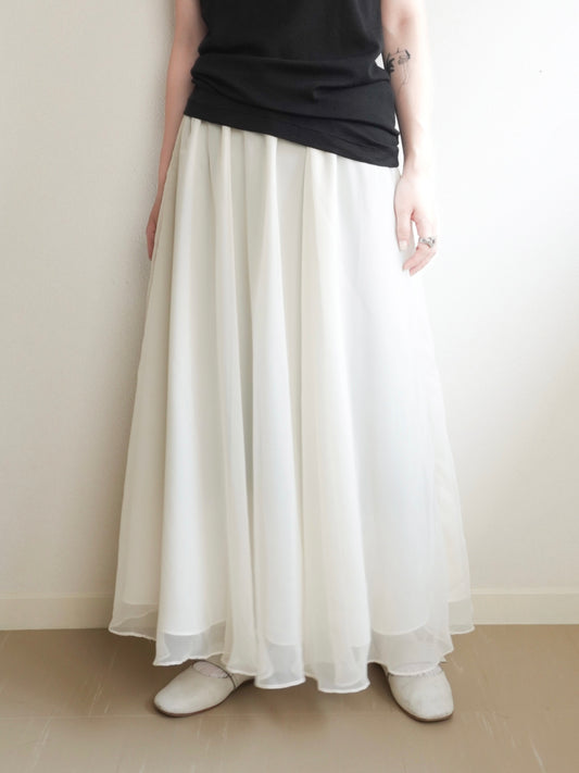 Chiffon Long Skirt
