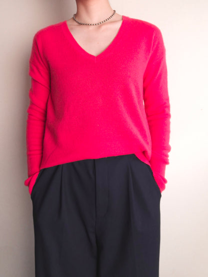 Cashmere Vneck Knit
