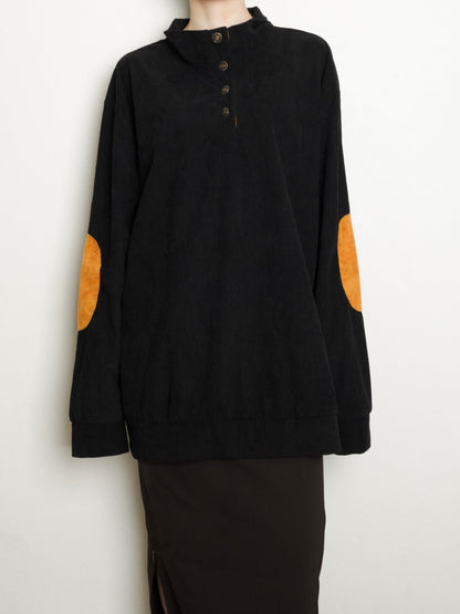 Elbow Patch Corduroy Tops